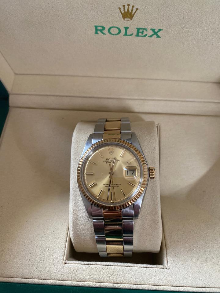 Rolex | Datejust | 1601 | Gold/Steel | 36 mm | Steel | Gold | Automatic