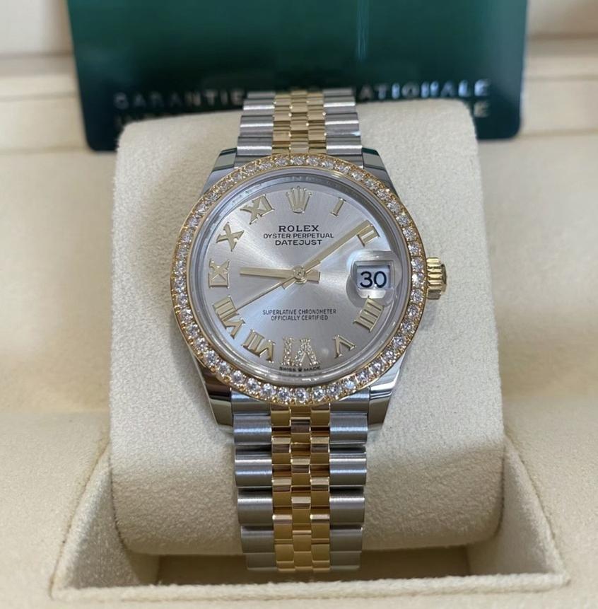 Rolex Datejust 31 278383 RBR SILVER Roman VIIX JUB