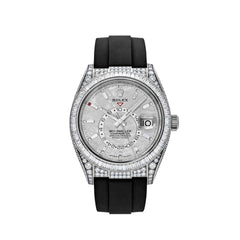 Rolex | Sky-Dweller | 336259TBR | White gold | 42 mm | Rubber | White | Automatic