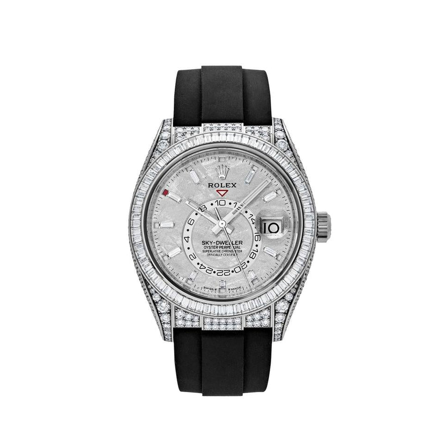 Rolex | Sky-Dweller | 336259TBR | White gold | 42 mm | Rubber | White | Automatic