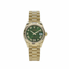 Rolex | Datejust | 278278 | Yellow gold | 31 mm | Yellow gold | Green | Automatic