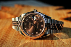 Rolex | Datejust | 126331 | Steel | 41 mm | Gold/Steel | Brown | Automatic