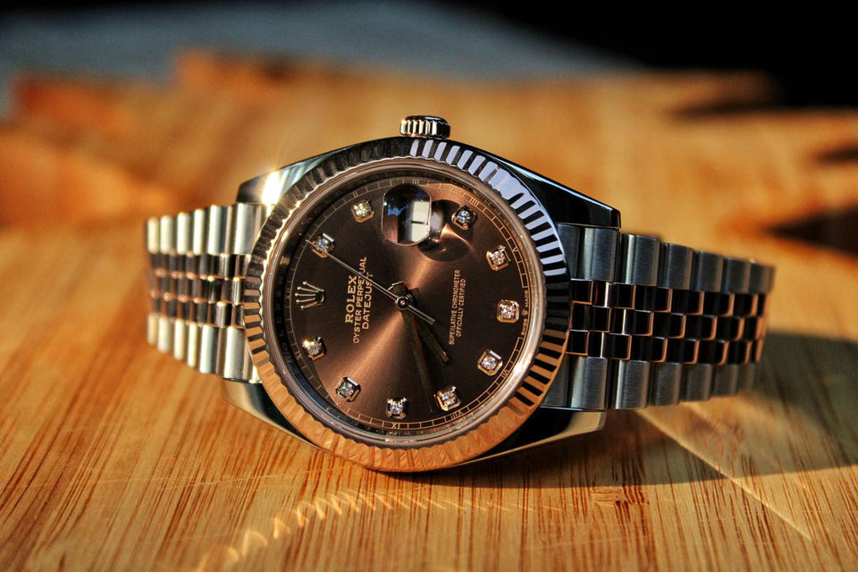 Rolex | Datejust | 126331 | Steel | 41 mm | Gold/Steel | Brown | Automatic