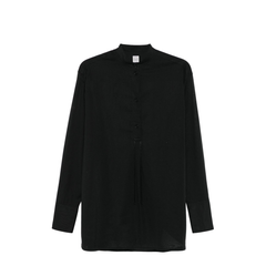 Stand Collar Organic Cotton Shirt