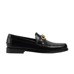 Gucci Cara Logo Snaffle Loafer Black