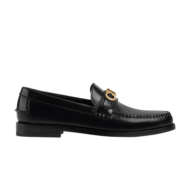 Gucci Cara Logo Snaffle Loafer Black