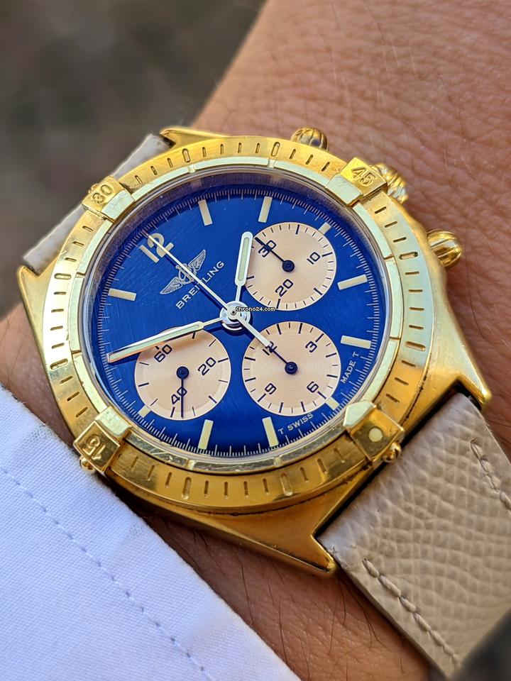 Breitling Callisto Chronomat Blue Dial New Old Stock
