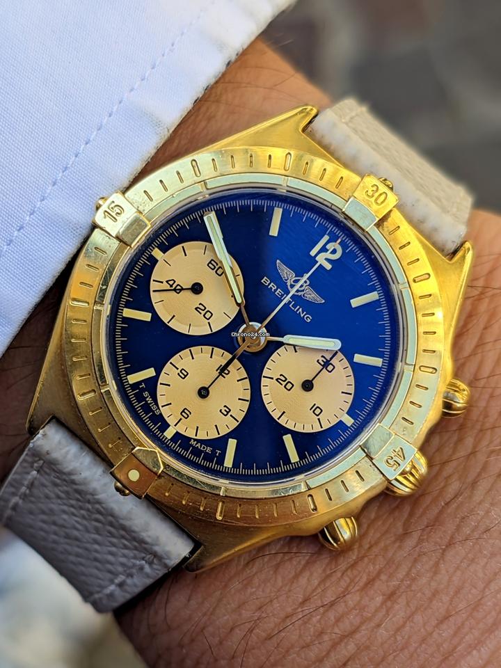 Breitling Callisto Chronomat Blue Dial New Old Stock