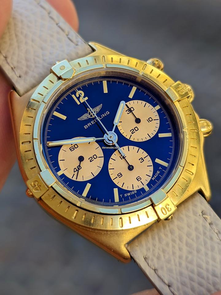Breitling Callisto Chronomat Blue Dial New Old Stock