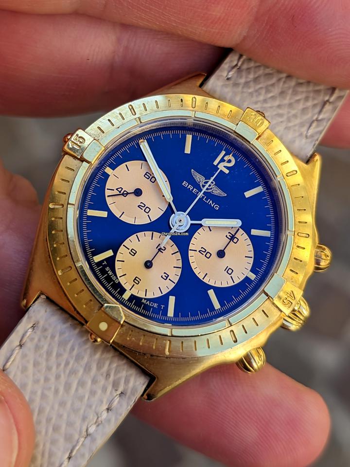 Breitling Callisto Chronomat Blue Dial New Old Stock