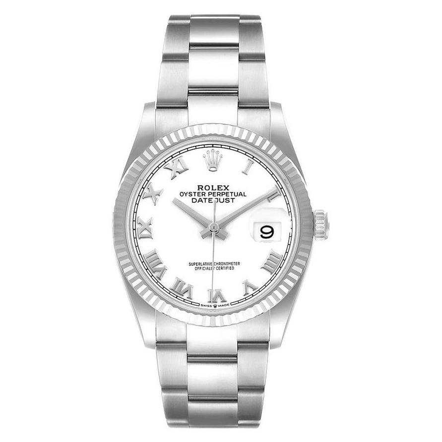 Rolex | Datejust | 126234-0026 | Steel | 36 mm | Steel | White | Automatic