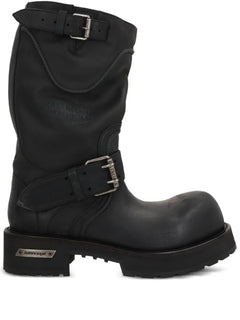 Venom leather boots