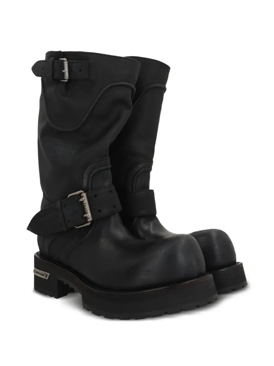 Venom leather boots
