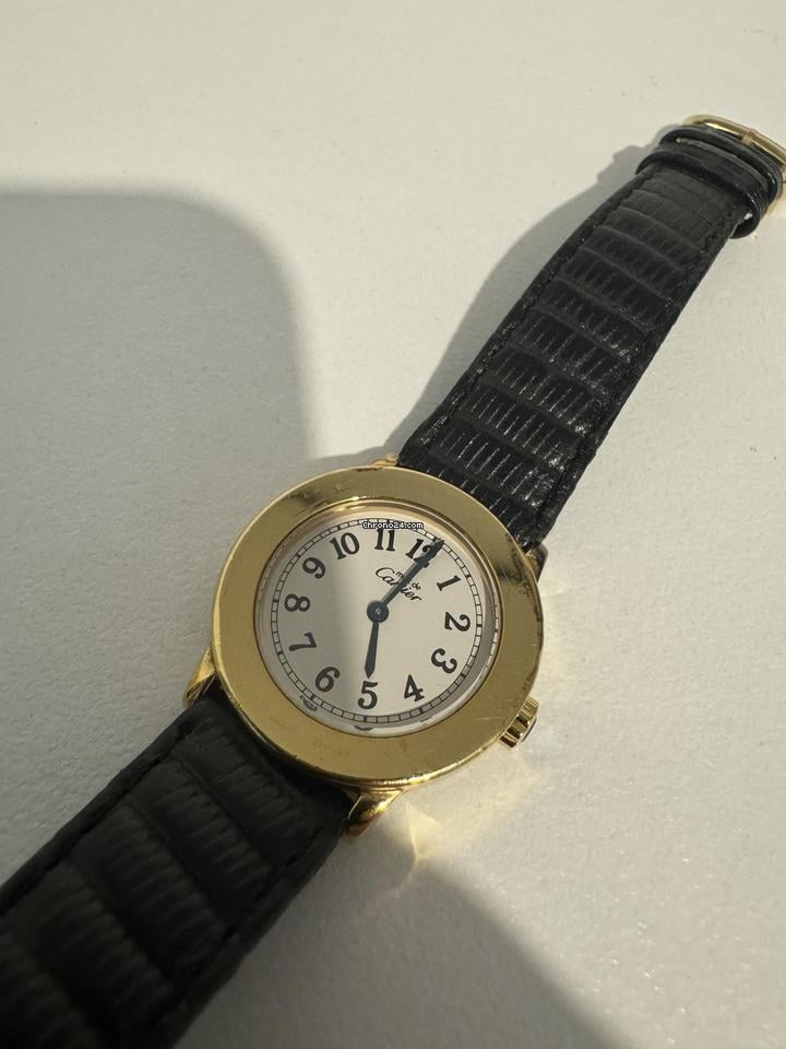 Cartier Must De Cartier Ronde Cartier ronde 27mm ref 1801 gold plated