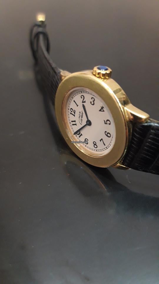 Cartier Must De Cartier Ronde Cartier ronde 27mm ref 1801 gold plated