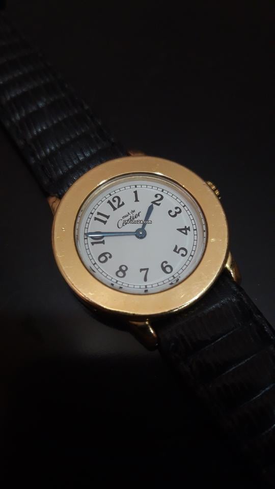 Cartier Must De Cartier Ronde Cartier ronde 27mm ref 1801 gold plated