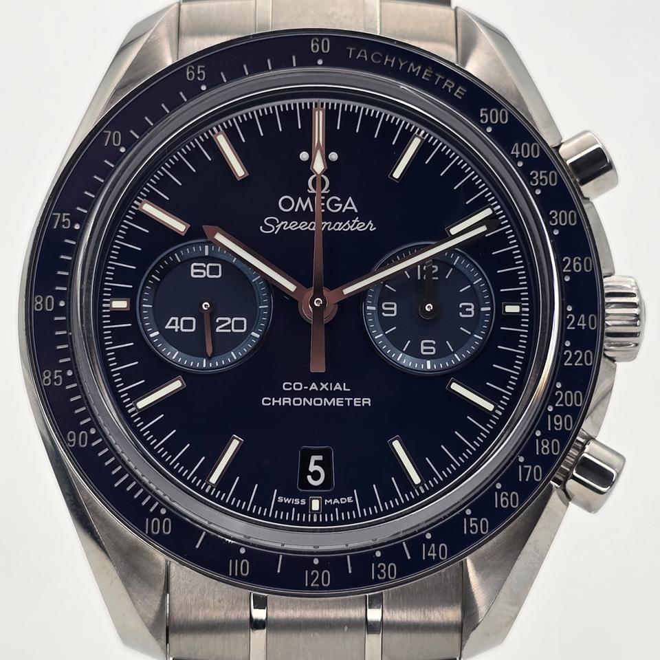 Omega Speedmaster Moonwatch Chronograph Co-axial OMEGA Titanium Speedmaster 311.90.44.51.03.001 Blue Dial