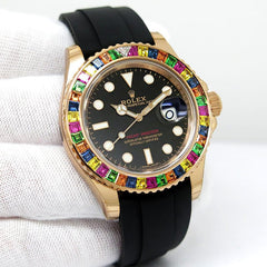 Rolex | Yacht-Master | 116695 | Rose gold | 40 mm | Rubber | Black | Automatic