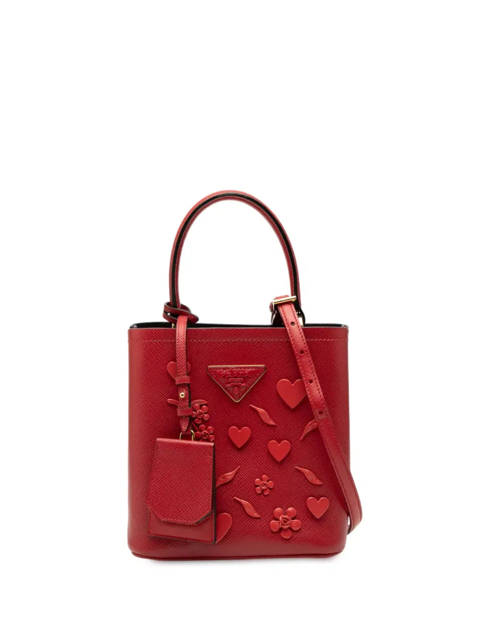 2013-2025 Small Embellished Saffiano Cuir Panier satchel