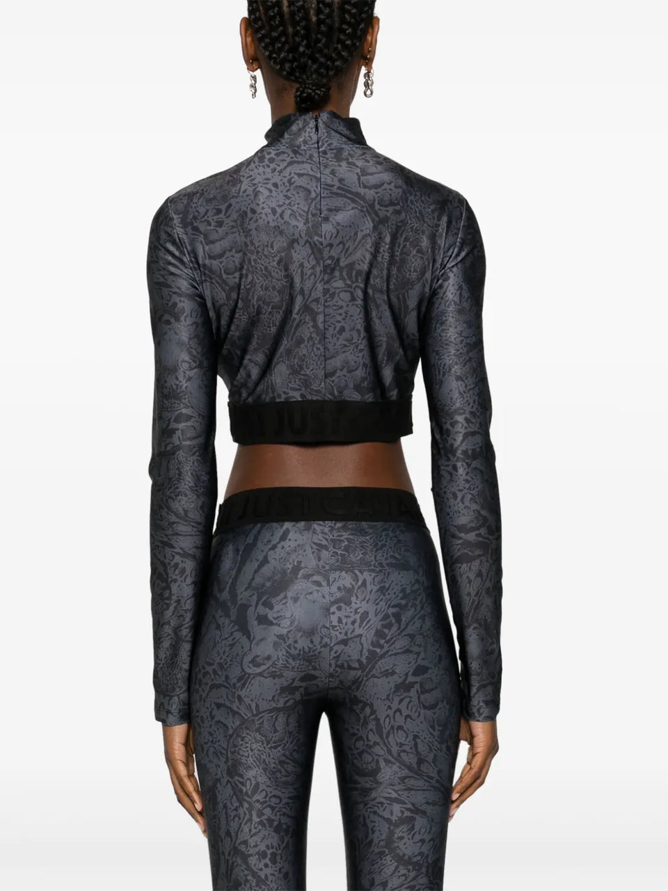 leopard-print cropped T-Shirt