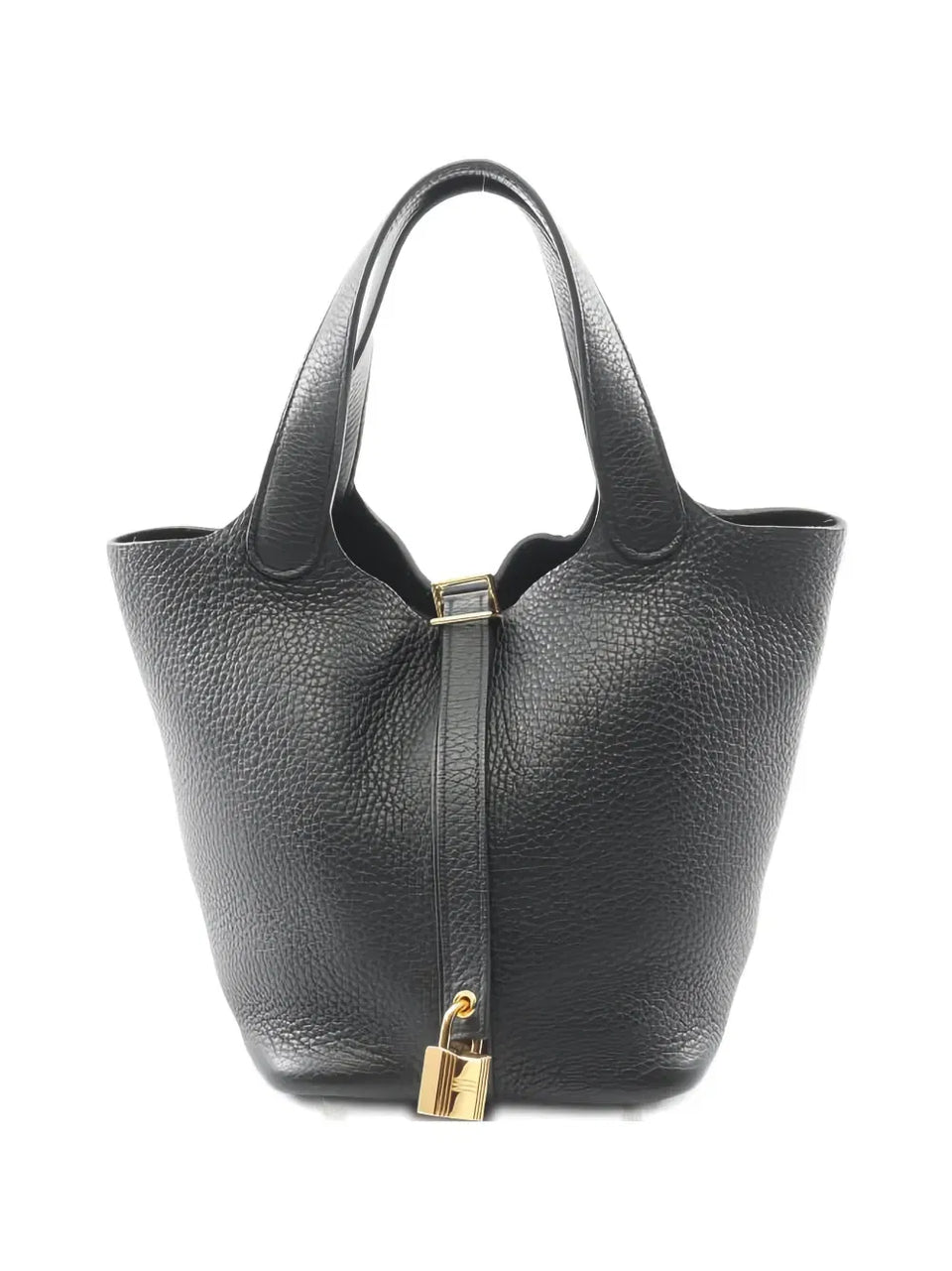 2022 18 Picotin Lock leather tote bag