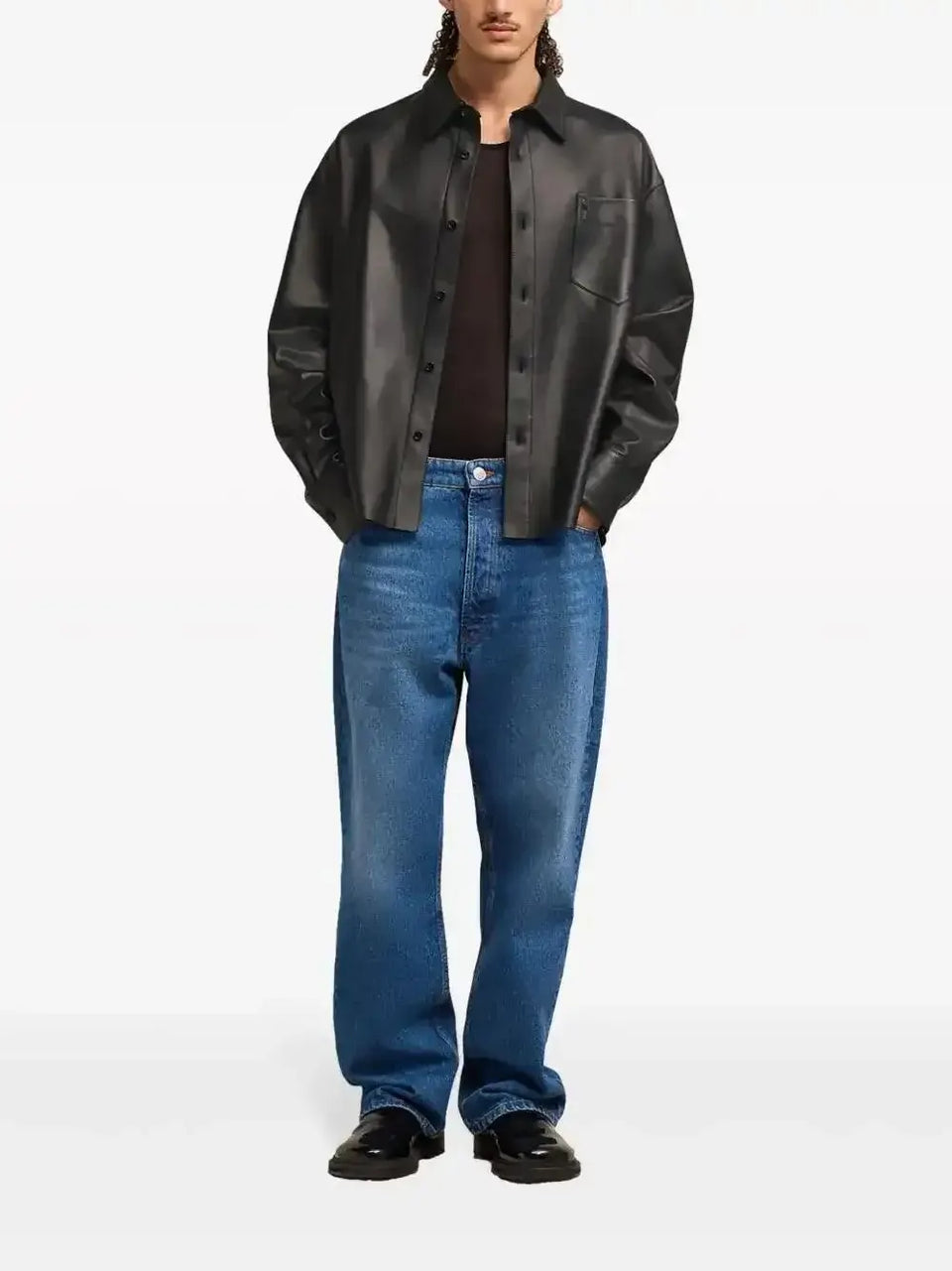 Ami de Coeur leather shirt