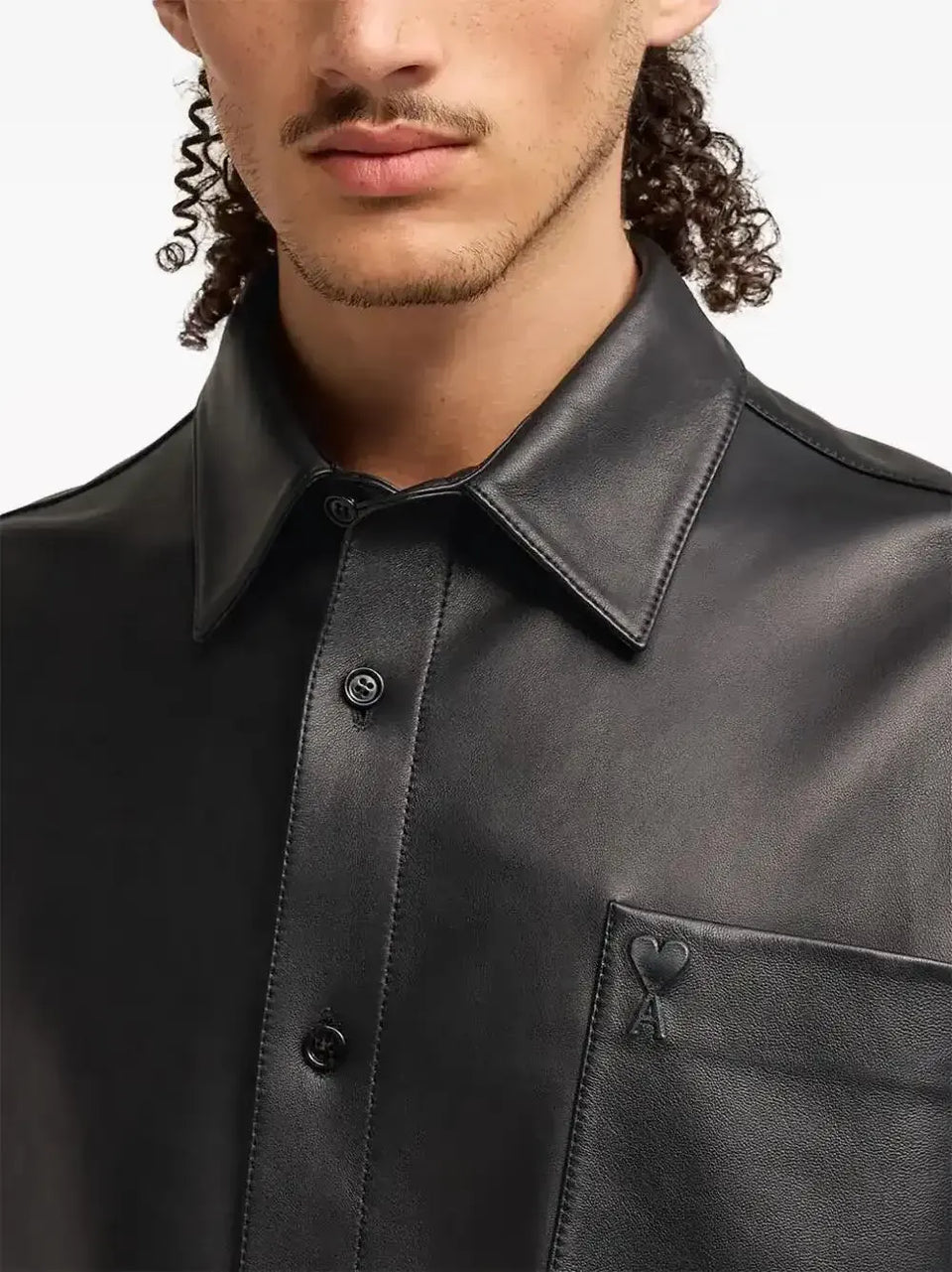 Ami de Coeur leather shirt