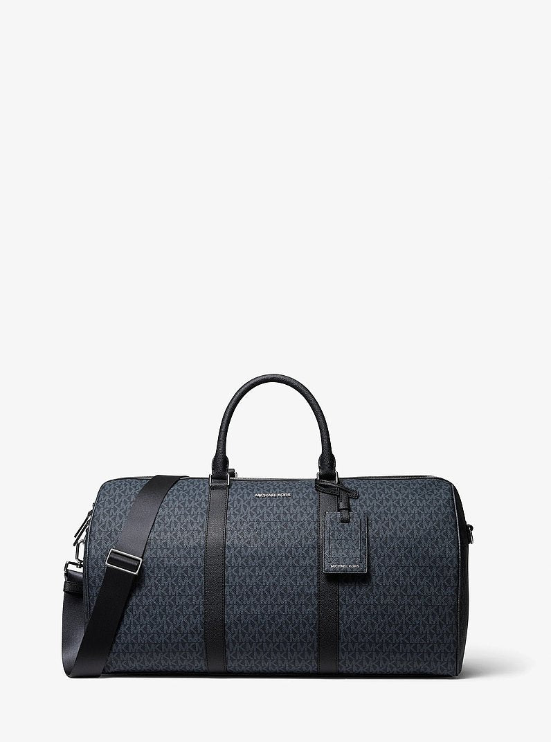Michael Kors Harrison Logo Weekender Bag Admrl - Plblue