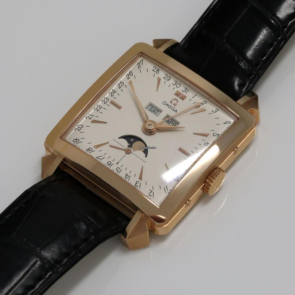 Omega Museum Cosmic Triple Calendar Moonphase Roségold - Museum Collection