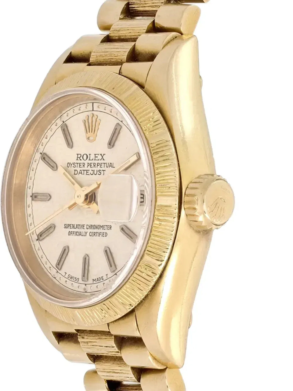 fluted 26mm datejust watch