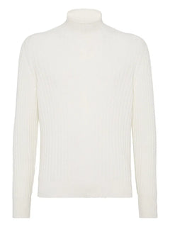 wide-ribbed sweater