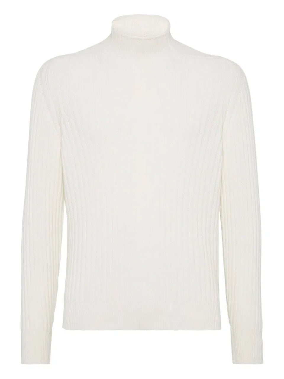 wide-ribbed sweater