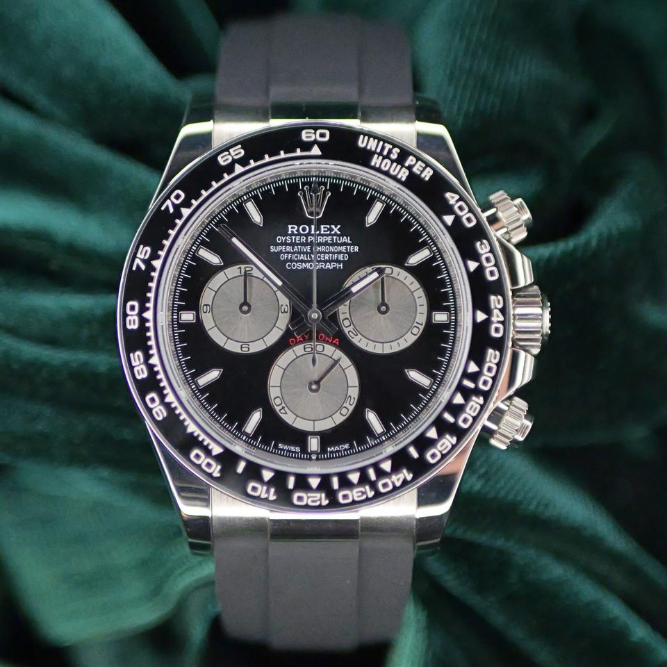 Rolex | Daytona | 126519LN-0002 | White gold | 40 mm | Rubber | Black | Automatic