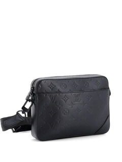 Duo Messenger Bag Monogram Shadow Leather crossbody bag