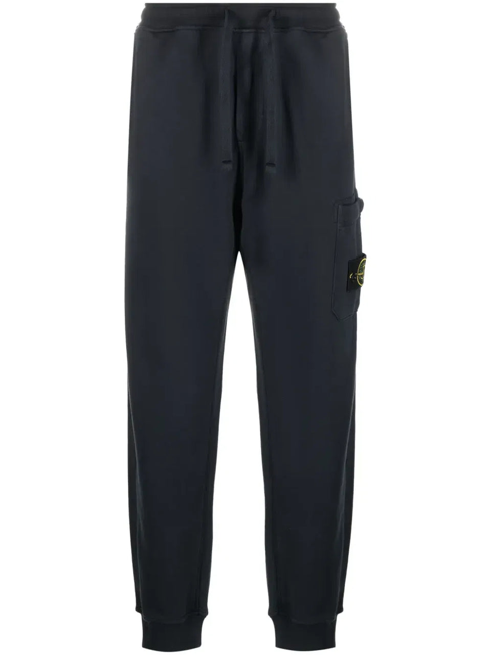 Compass-badge cotton track pants