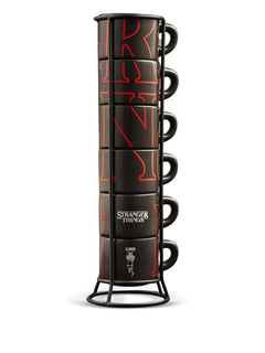 x Netflix Stranger Things stackable cups (set of six)