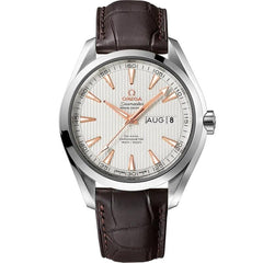 Omega Seamaster Aqua Terra150 M 43 mm steel on leather strap automatic 231.13.43.22.02.003