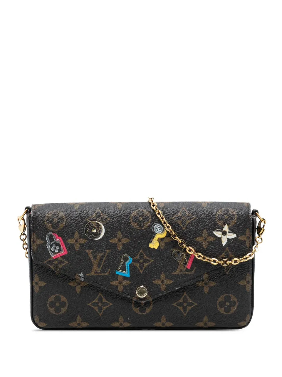 2018 Monogram Love Lock Pochette Felicie crossbody bag