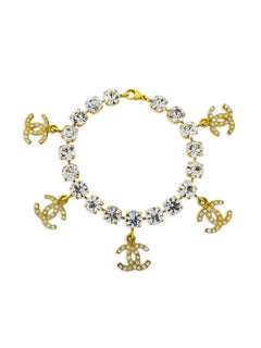 1995 CC rhinestone-embellished bracelet