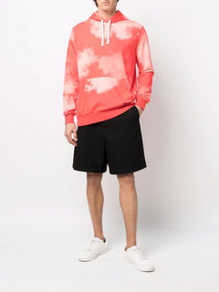 cloud-print pullover Hoodie