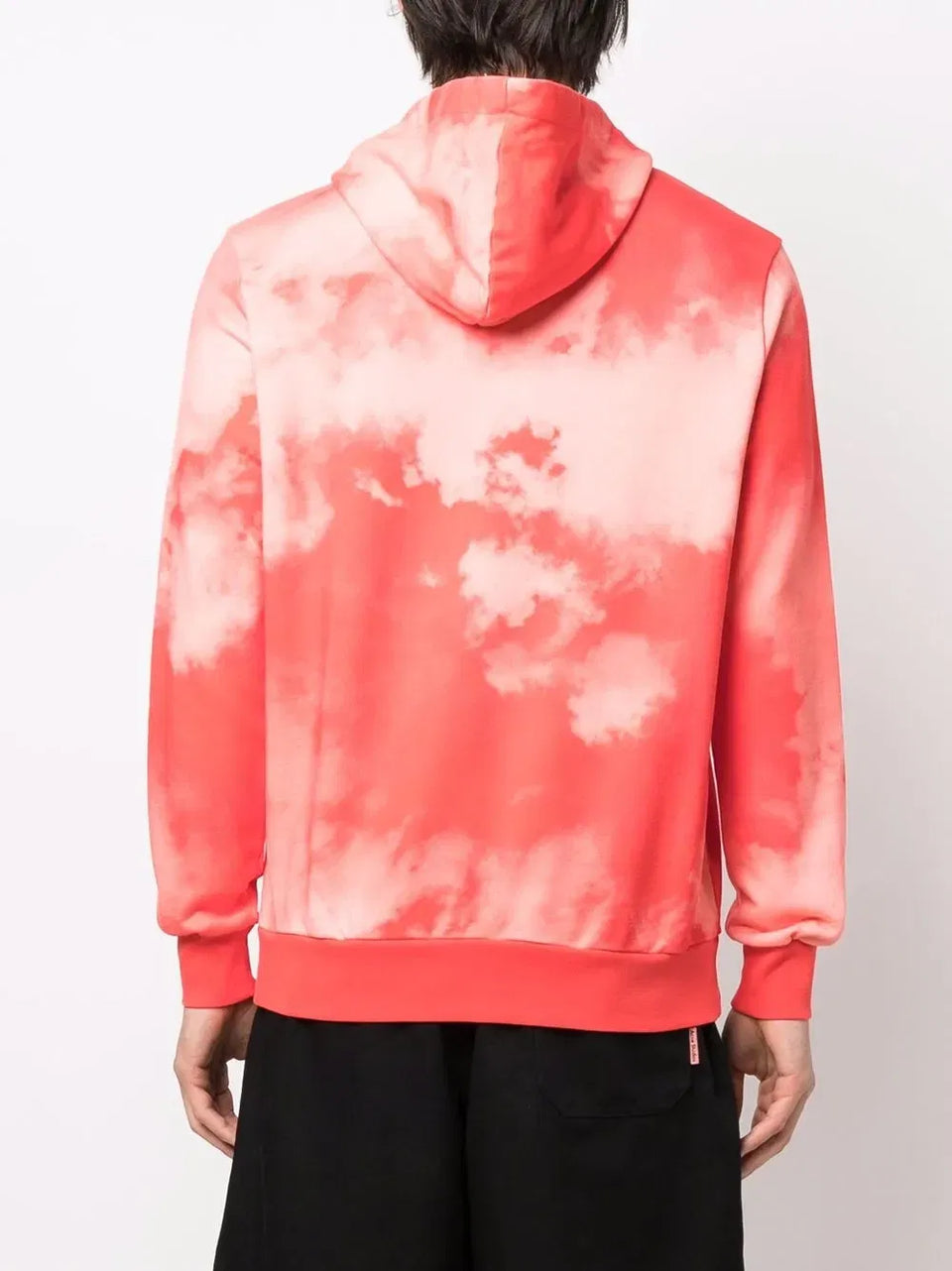 cloud-print pullover Hoodie