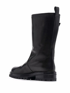Safety Pin mid-calf boots