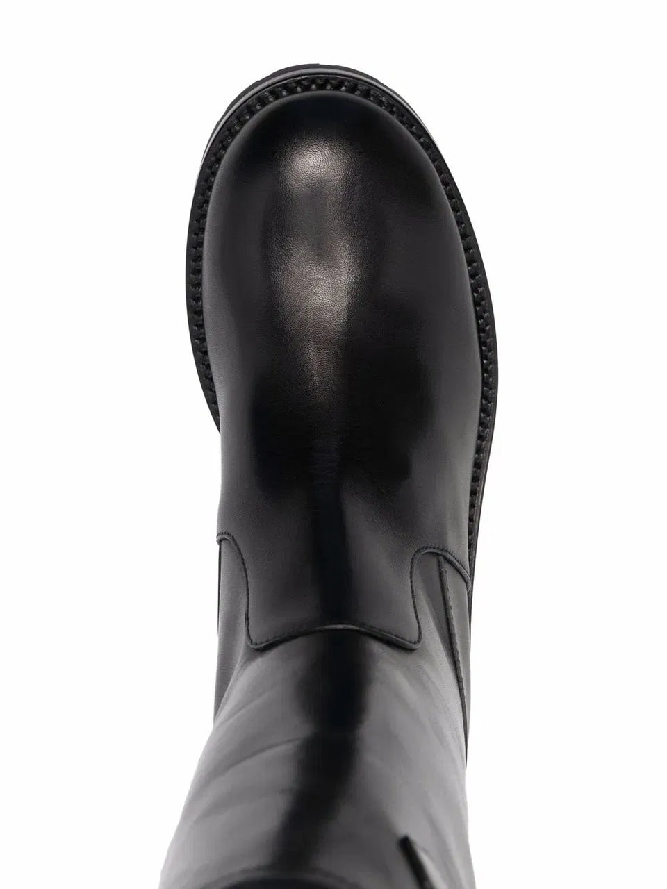 Safety Pin mid-calf boots