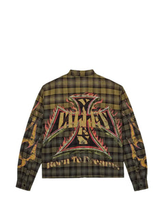 tartan graphic flannel