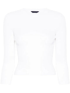 BB-pattern open-knit jumper