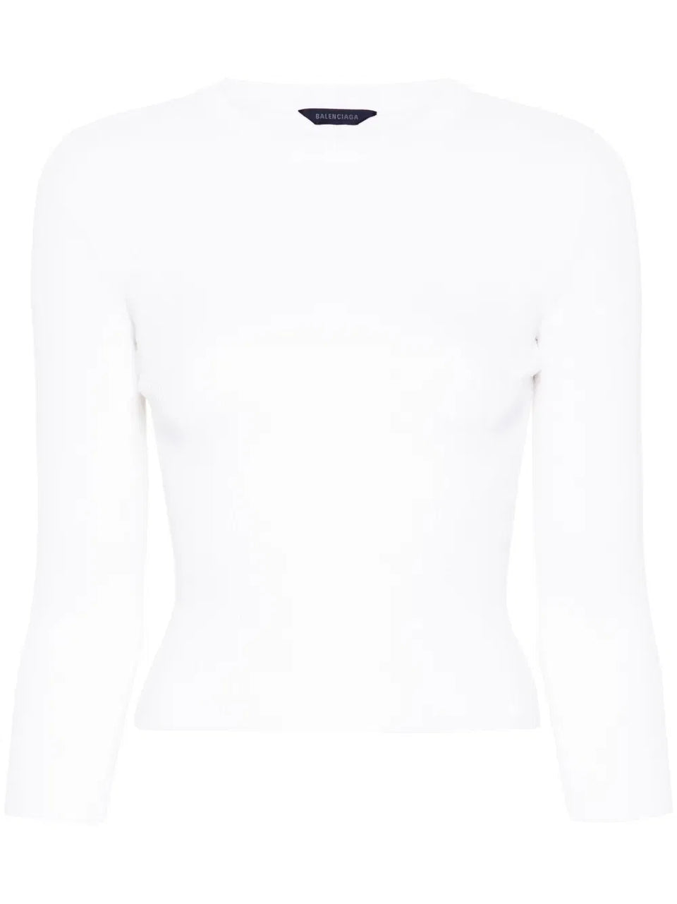 BB-pattern open-knit jumper