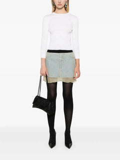 BB-pattern open-knit jumper