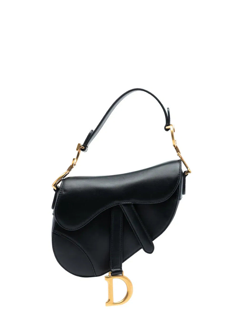 2018 Mini Smooth Calfskin Saddle Bag satchel