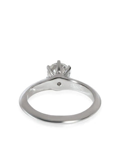 platinum Solitaire diamond engagement ring