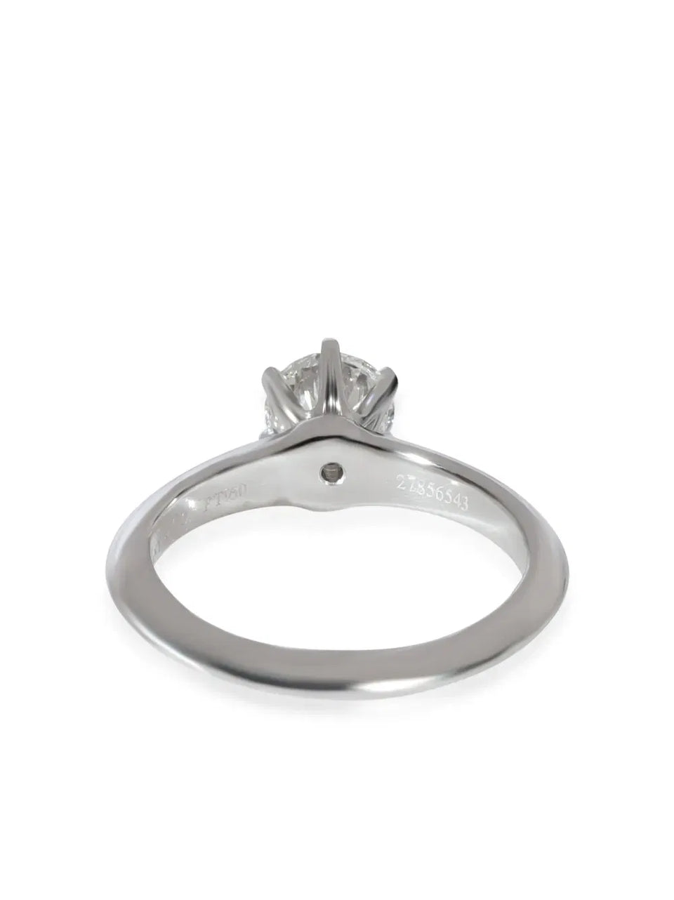 platinum Solitaire diamond engagement ring